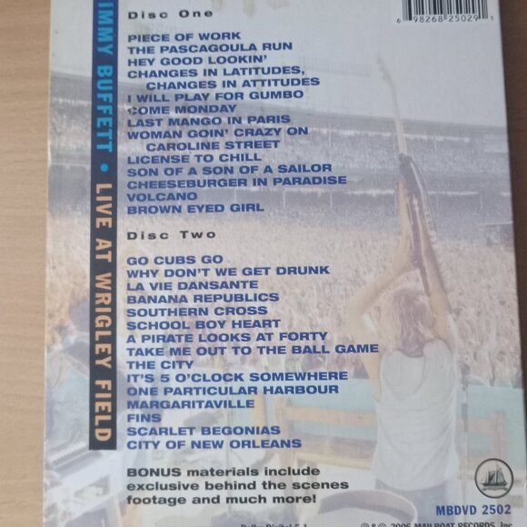 Jimmy Buffet Live at Wrigley Field DVD Concert Movie - Picture 3 of 3
